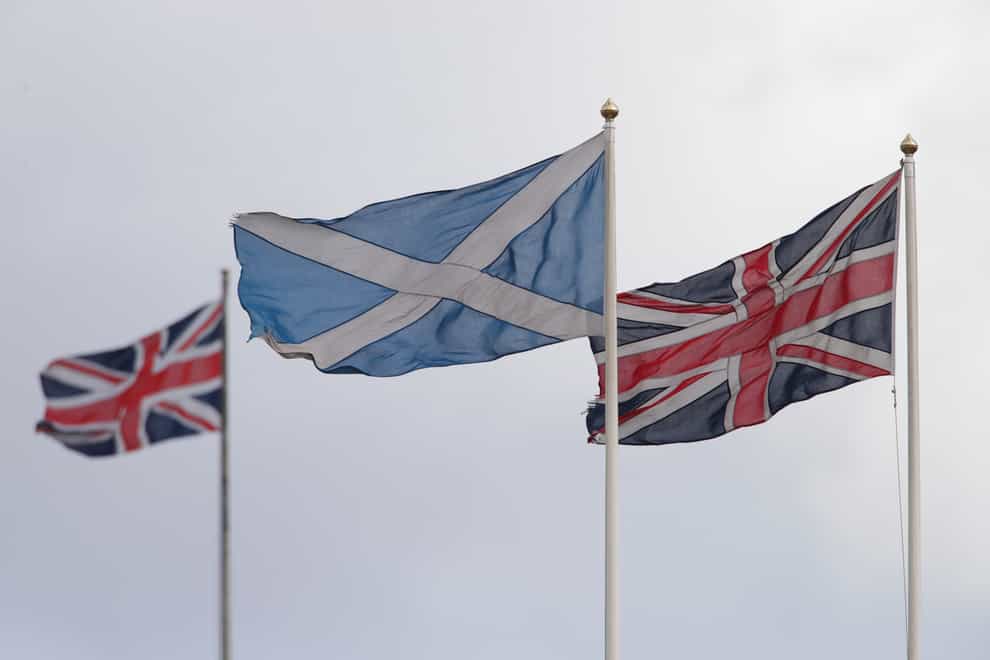 The poll found agreement in Scotland, Wales and England over shared values (Yui Mok/PA)