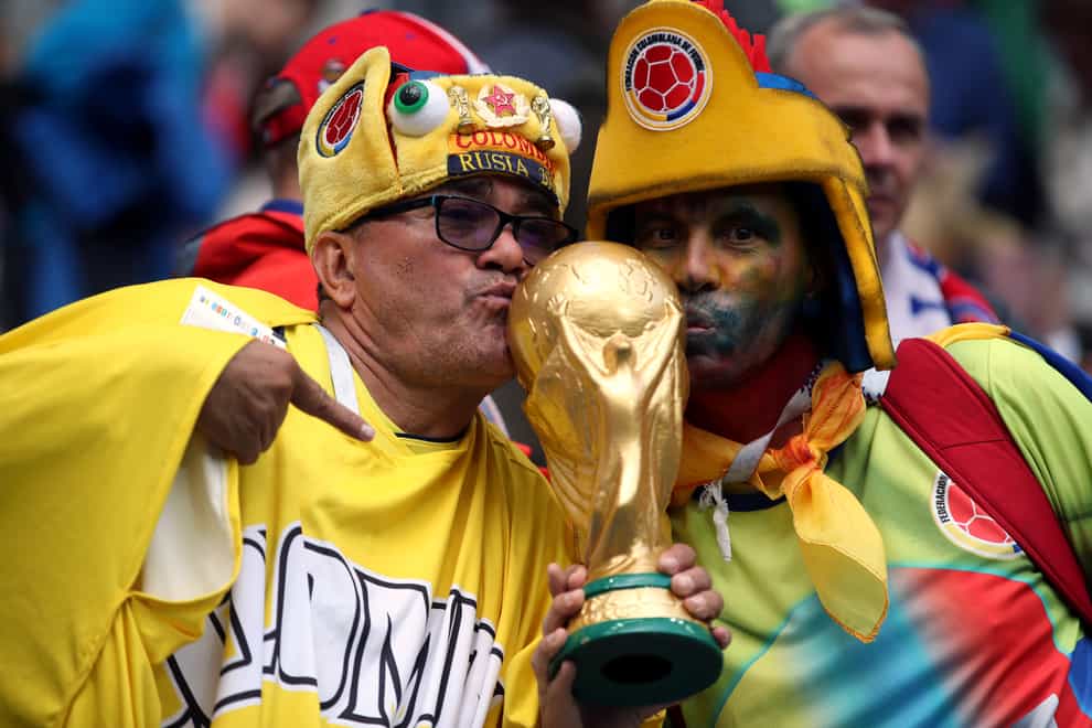 The majority of football fans support a biennial World Cup, according to a new survey commissioned by FIFA (Adam Davy/PA)