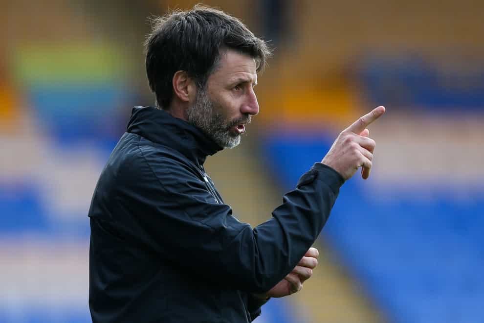Portsmouth manager Danny Cowley has seen his side go three league games without a goal (Barrington Coombs/PA)