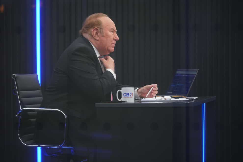 Andrew Neil, who has stepped down as chairman of GB News, has spoken with the BBC (Yui Mok/PA)