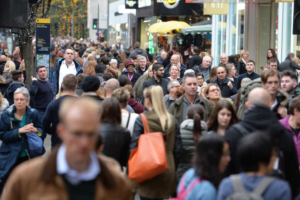 The population of the UK is currently estimated to be 66.282 million (PA)
