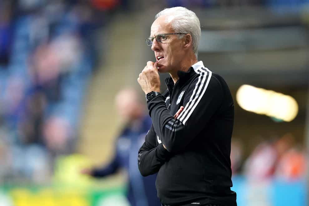 Mick McCarthy is short of numbers in midfield ahead of Cardiff’s match against Bournemouth (Mike Egerton/PA)