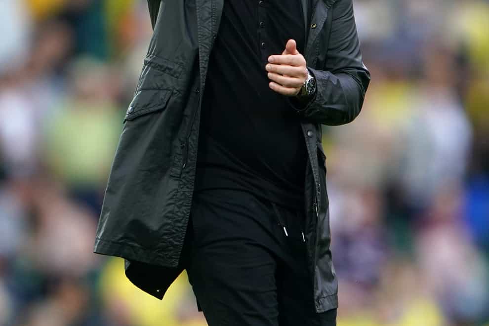 Norwich head coach Daniel Farke has seen his side lose all four of their opening Premier League games (Joe Giddens/PA)