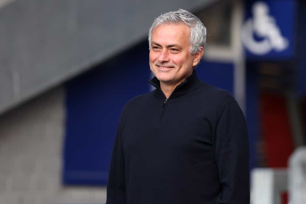 Jose Mourinho was all smiles (Clive Brunskill/PA)