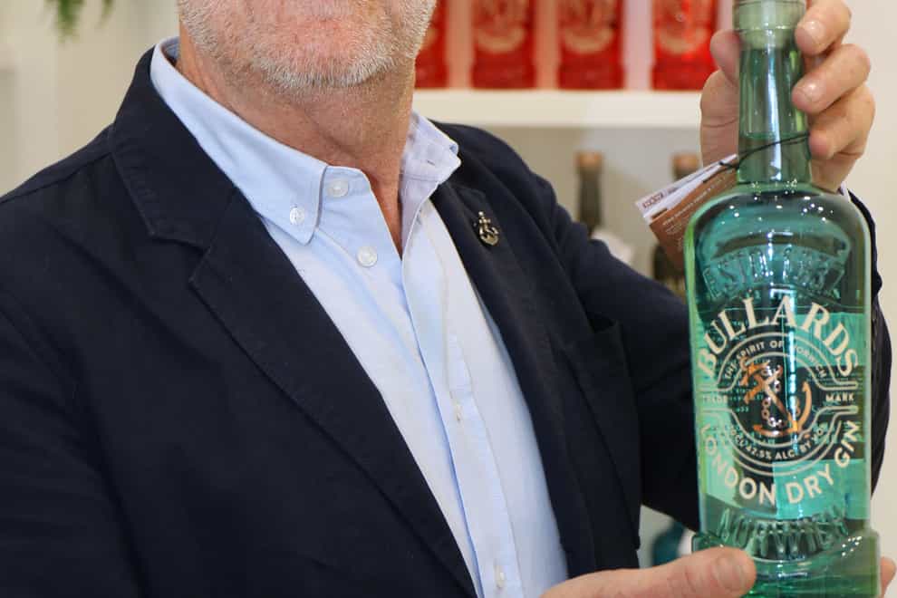 Russell Evans of Norwich-based gin maker Bullards. (Bullards/ PA)