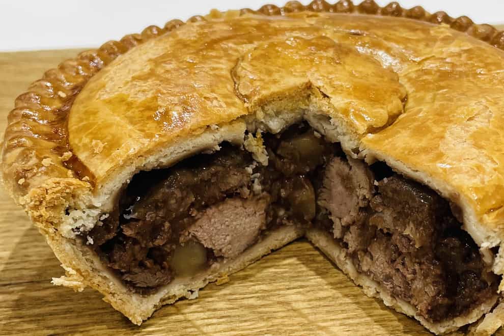 The Supreme Champion of the 2021 British Pie Awards, a Meat and Potato Pie from Nottinghamshire based Bowring Butchers (British Pie Awards/PA)
