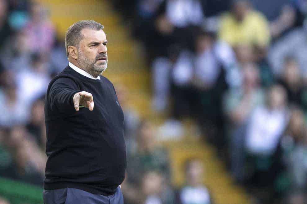 Ange Postecoglou is looking for a rare away win at Livingston (Jeff Holmes/PA)