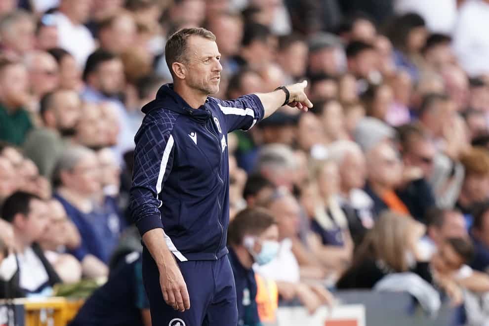 Gary Rowett felt Millwall were fortunate to take a point (Aaron Chown/PA)