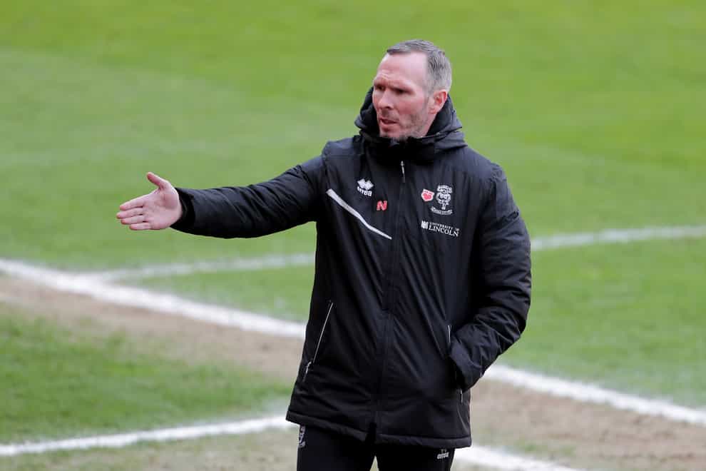 Lincoln manager Michael Appleton (Richard Sellers/PA)