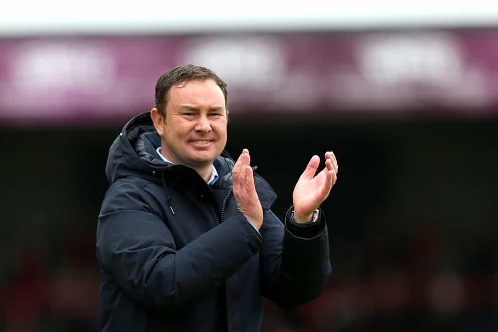 Derek Adams’ side are ninth in the table (Barrington Coombs/PA)