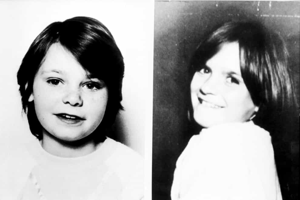Murdered Brighton schoolgirls Karen Hadaway, left, and Nicola Fellows (handout/PA)