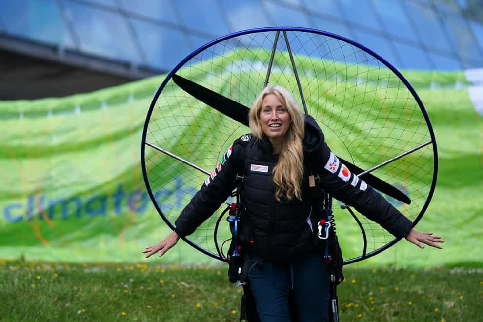 Paramotorist Sacha Dench was seriously injured in the accident (Andrew Milligan/PA)
