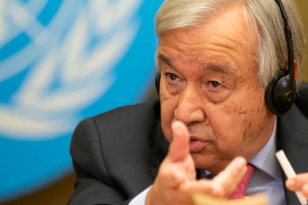 UN Secretary-General Antonio Guterres (Keystone/AP)