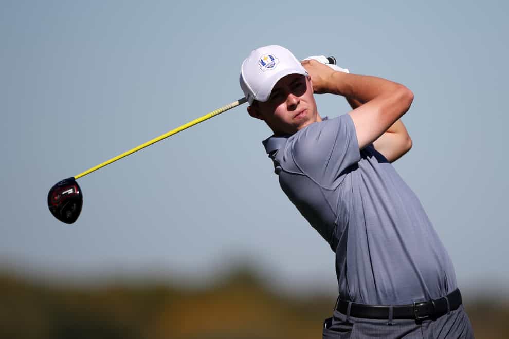 Matt Fitzpatrick will make his second Ryder Cup appearance at Whistling Straits (Peter Byrne/PA)