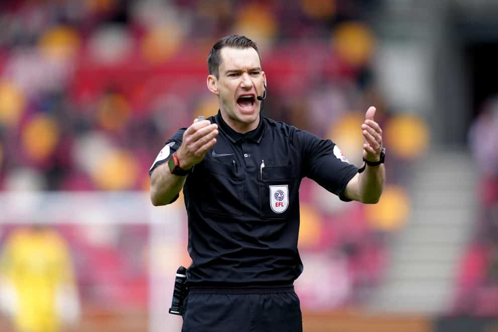 Jarred Gillett will take charge of his first Premier League match this weekend (John Walton/PA)