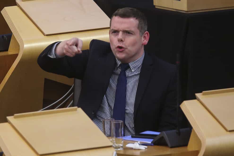 Scottish Tory leader Douglas Ross offered to go on Gogglebox, as he complained about a lack of Scots on the hit TV show. (Fraser Bremner/Scottish Daily Mail/PA)
