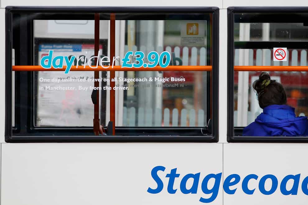 Stagecoach has confirmed talks over a potential all-share takeover by rival National Express (Dave Thompson/PA)