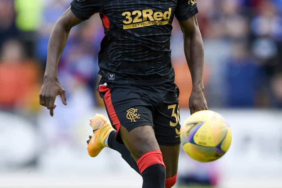 Fashion Sakala is off the mark for Rangers (Ian Rutherford/PA)