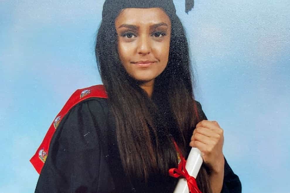 Sabina Nessa, 28, whose body was found near the OneSpace community centre at Kidbrooke Park Road in Greenwich on Saturday (Met Police/PA)