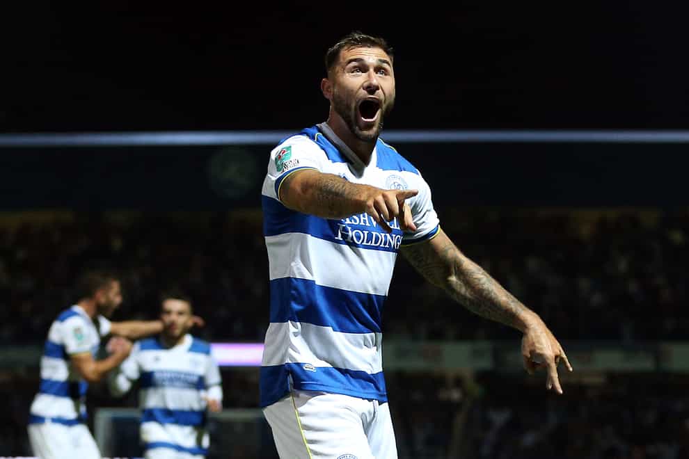 Charlie Austin scored twice for QPR against Everton (Nigel French/PA).