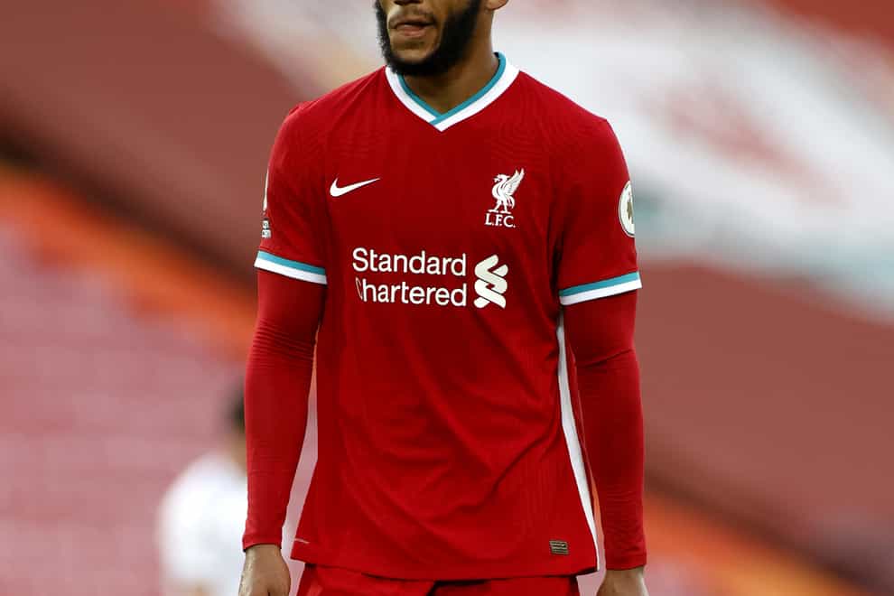 Joe Gomez played his second 90 minutes of the season for Liverpool (Phil Noble/PA)