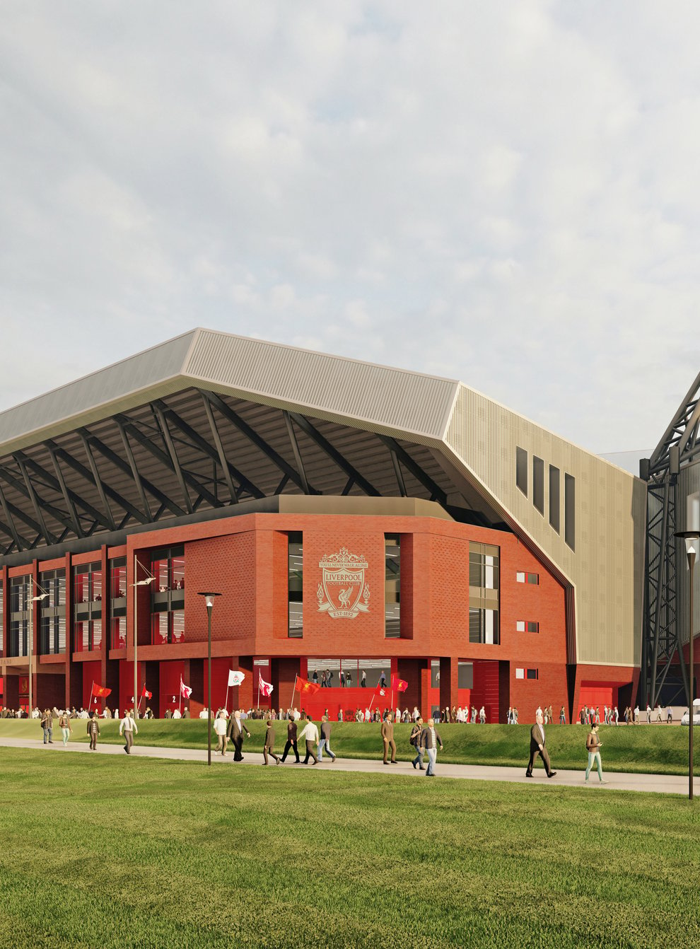 Plans to increase the capacity of Anfield to more than 61,000 will begin in earnest next week (Liverpool FC/PA handout)