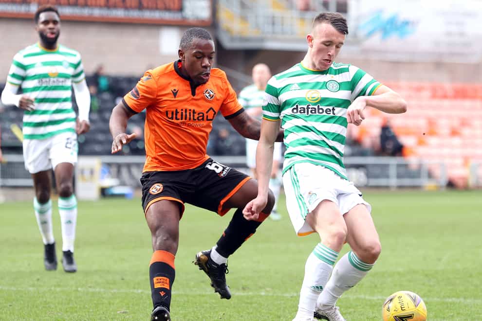 Jeando Fuchs has been in good form for Dundee United (Jeff Holmes/PA)