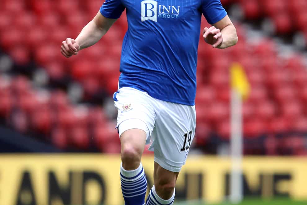 Shaun Rooney helped St Johnstone beat Dundee to reach the Scottish League Cup semi-finals (Andrew Milligan/PA)