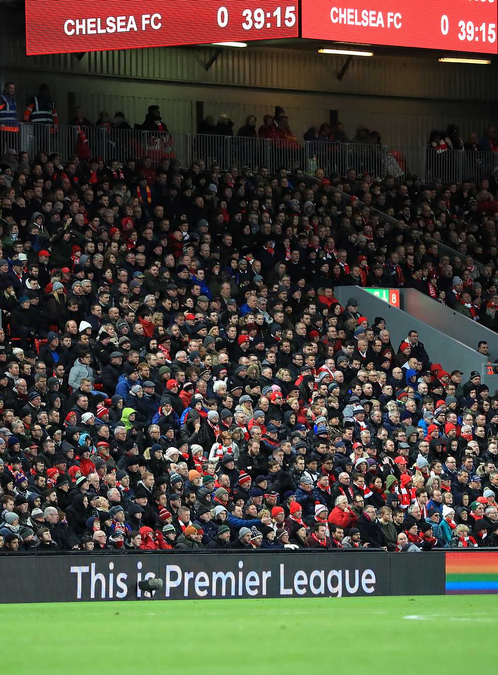 Liverpool have taken measures to stop homophobic chanting by fans (Peter Byrne/PA)
