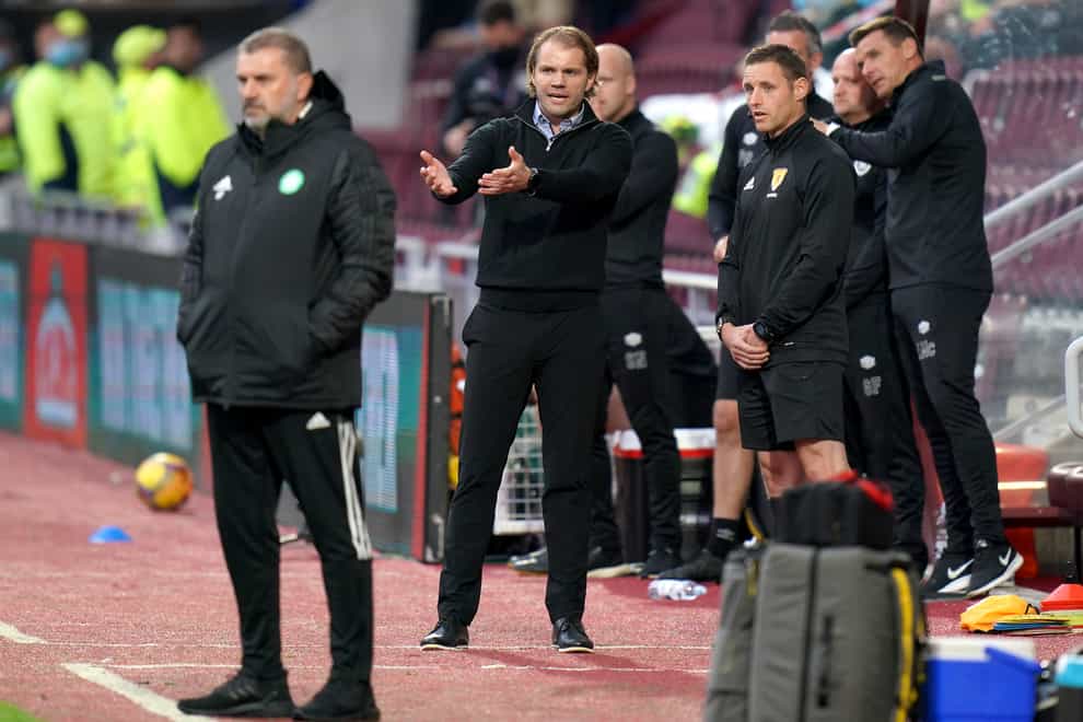 Hearts manager Robbie Neilson (Jane Barlow/PA)