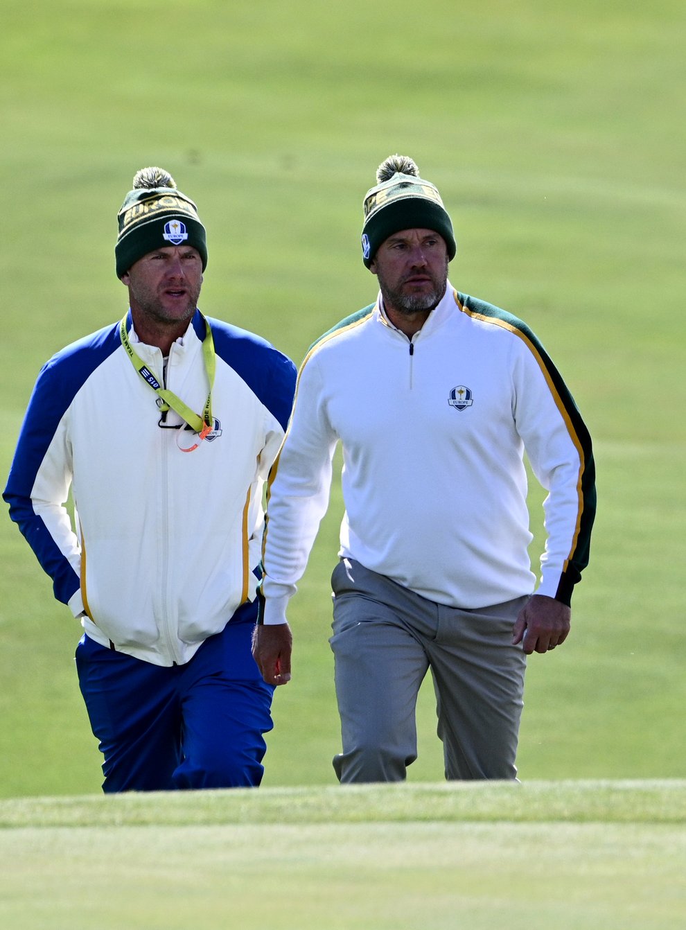 Paul Casey, right, feared he might never play in the Ryder Cup again (Anthony Behar/PA)