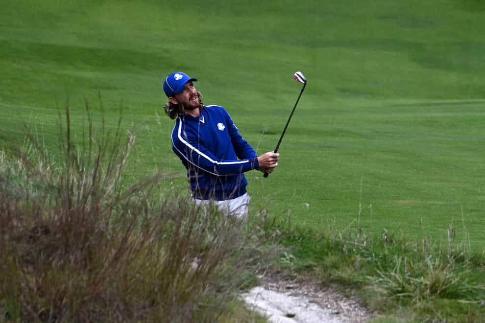 Tommy Fleetwood was left out of the opening session of the 43rd Ryder Cup at Whistling Straits (Anthony Behar/PA)
