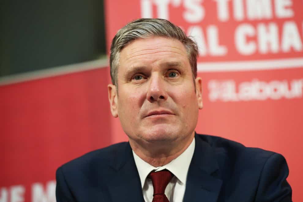 Labour leader Sir Keir Starmer has been warned he can not just focus on winning back the ‘Red Wall’ seats in the north of England if he wants to gain power at Westminster. (Jonathan Brady/PA)
