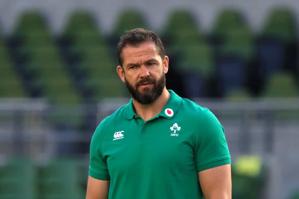 Andy Farrell’s Ireland were due to begin their autumn campaign in Las Vegas (Donall Farmer/PA)