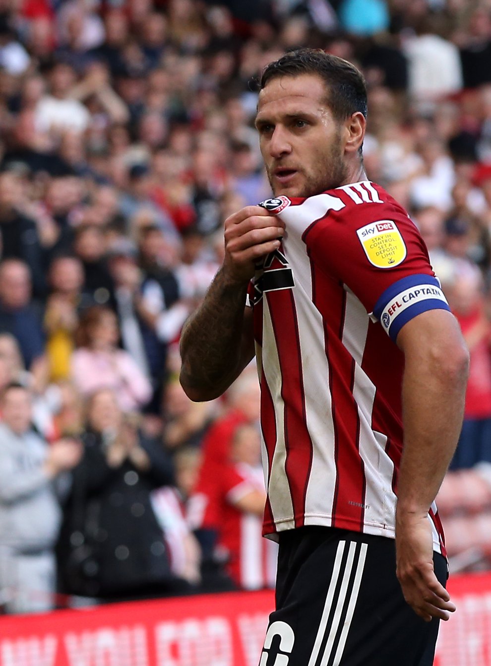 Billy Sharp held his nerve from 12 yards (Barrington Coombs/PA)