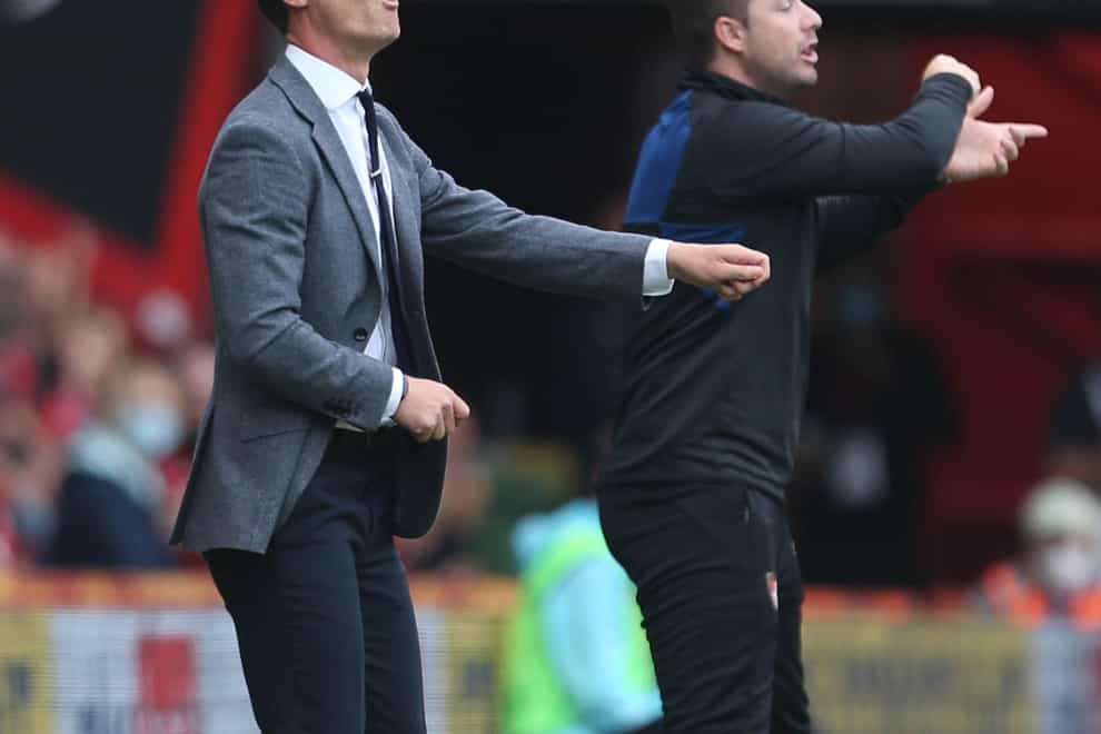 Bournemouth manager Scott Parker praised his players after the win over Luton (Steven Paston/PA)