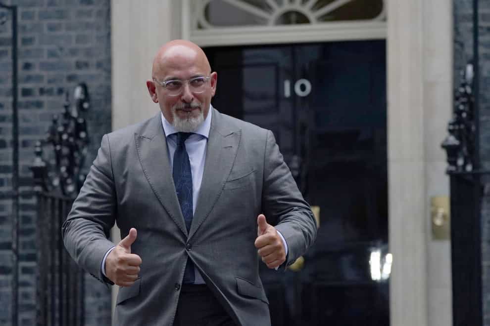 Education Secretary Nadhim Zahawi has said the Government ‘won’t stand back and let attendance fall’ after official figures recently showed more than 100,000 children were out of school in England for Covid-19 related reasons (Victoria Jones/PA)