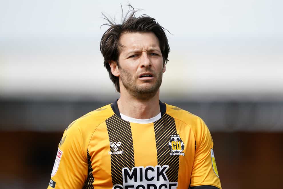 Wes Hoolahan could miss out again for Cambridge (Zac Goodwin/PA)