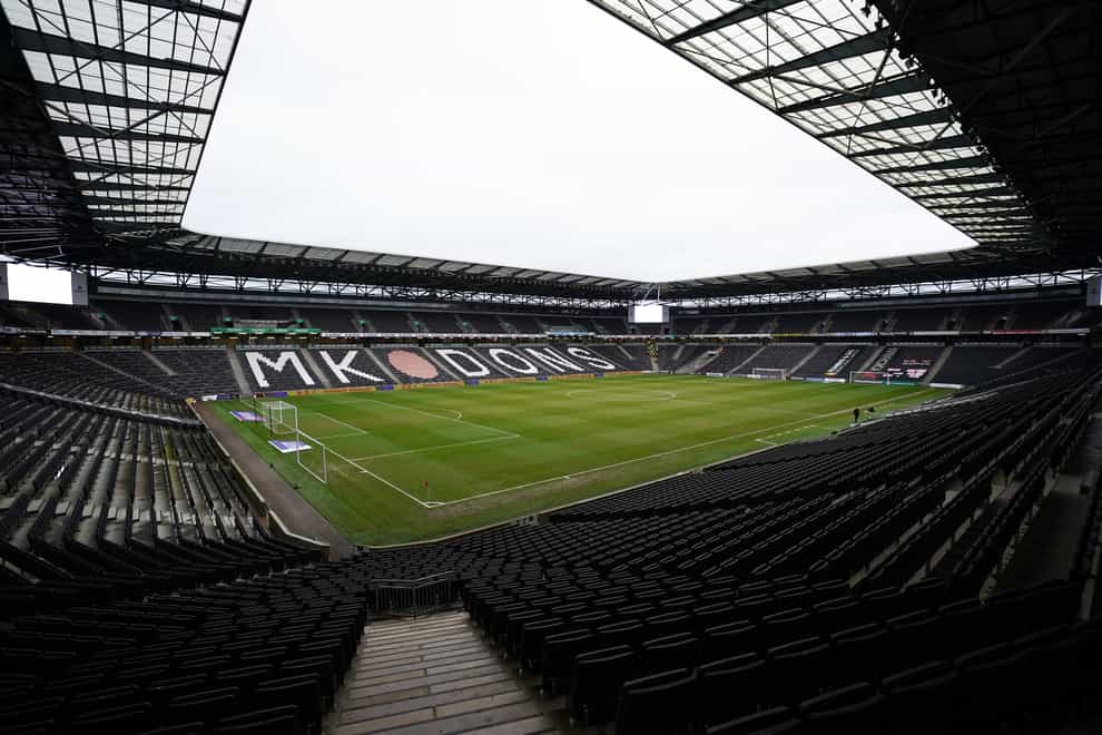 MK Dons head into Tuesday’s clash with Fleetwood looking for a fourth successive victory (Zac Goodwin/PA)