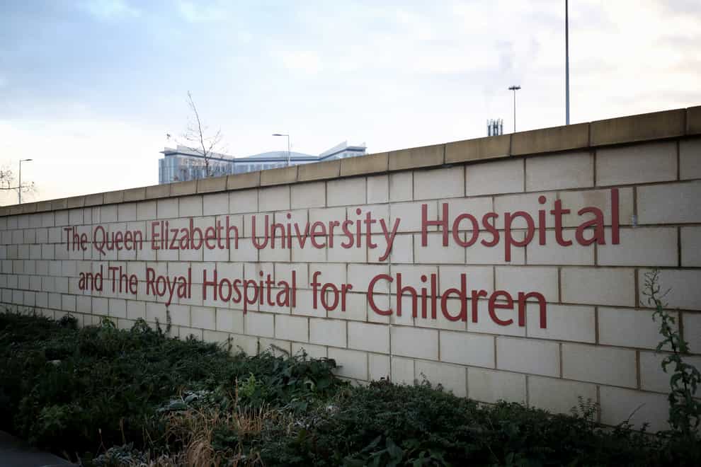 The inquiry has been hearing evidence about a contaminated water supply at the hospitals in Glasgow (Jane Barlow/PA)