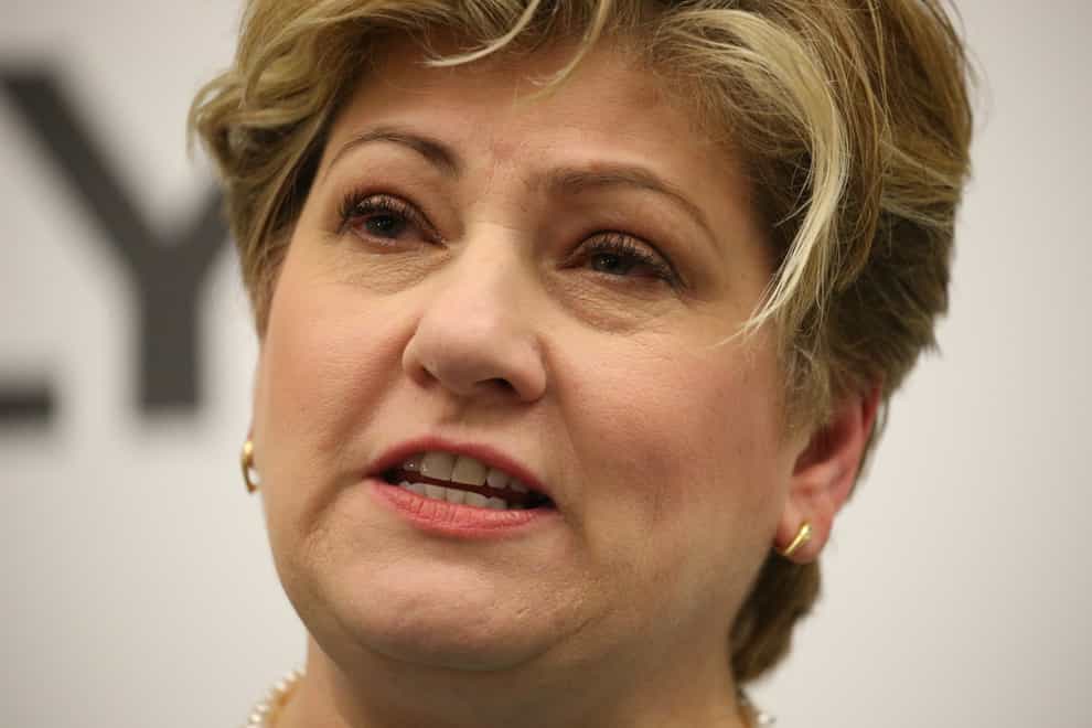Emily Thornberry has warned that foreign forces trained in the UK could use their skills to commit human rights abuses (Jonathan Brady/PA)