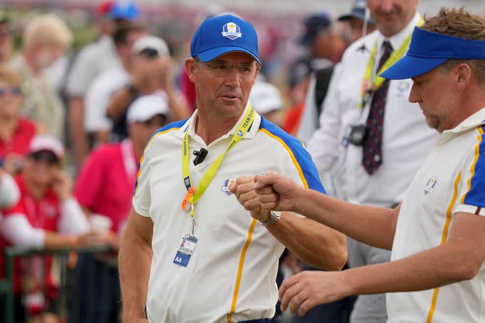 Ian Poulter admitted he would be “upset” to read criticism of Europe Ryder Cup captain Padraig Harrington (Charlie Neibergall/AP)