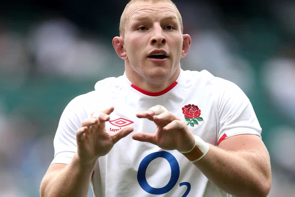England’s Sam Underhill is among rugby stars to have featured in a video encouraging young people to be vaccinated against the coronavirus (David Davies/PA)