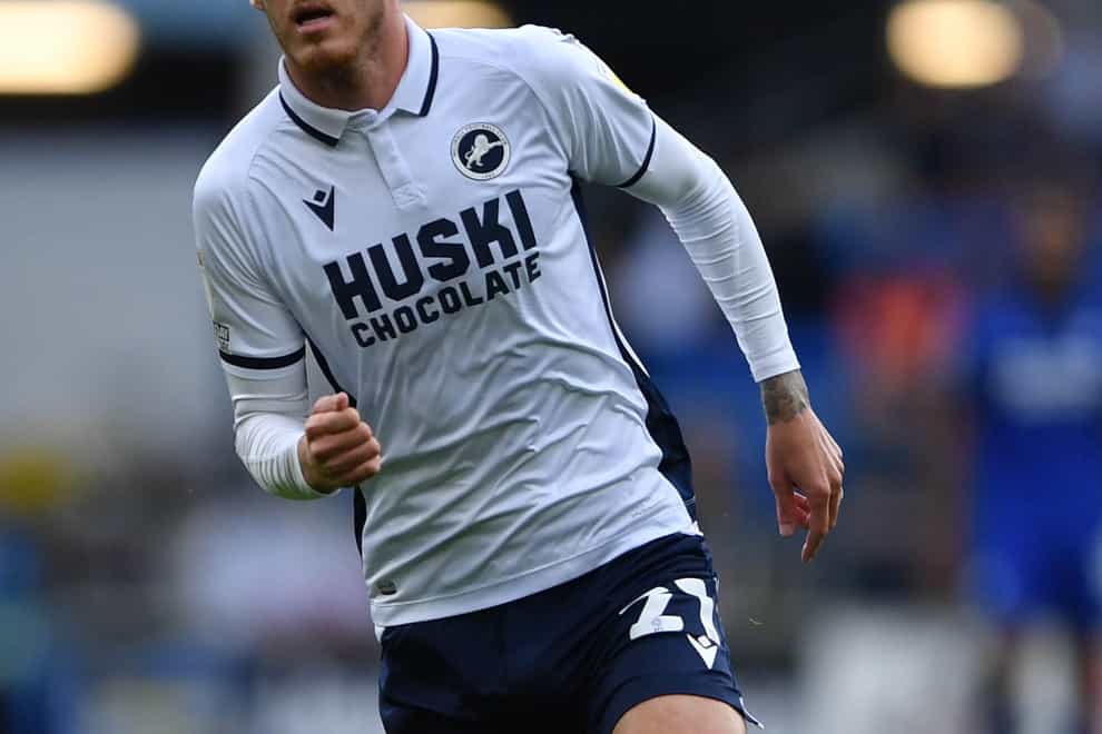 Millwall’s Connor Mahoney will be absent for the visit of Bristol City on Wednesday (Simon Galloway/PA)