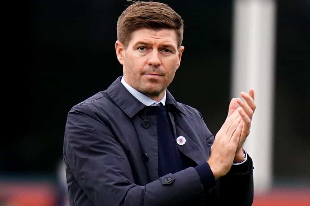 Rangers manager Steven Gerrard preparing for Sparta Prague (Jane Barlow/PA)
