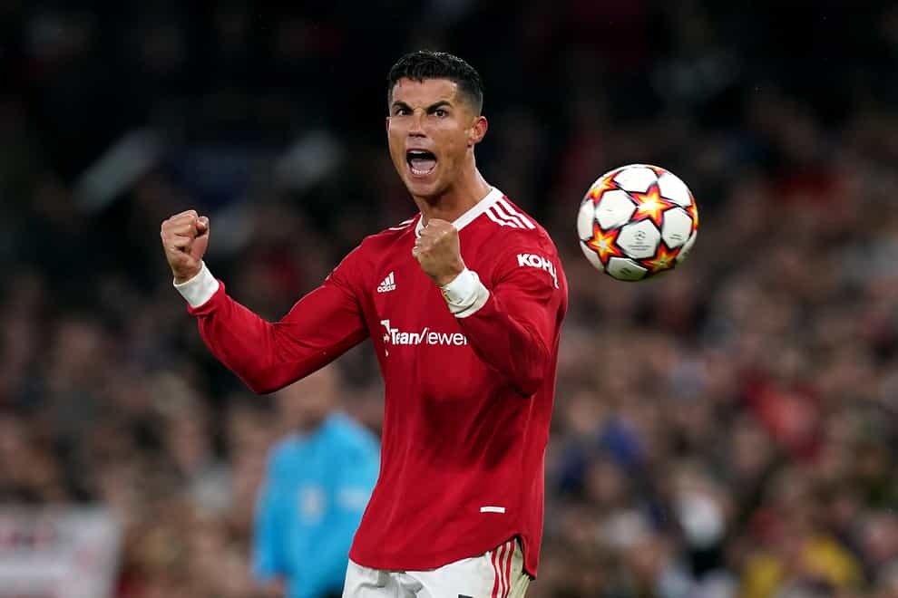 Ronaldo struck at the death for Manchester United (Martin Rickett/PA)