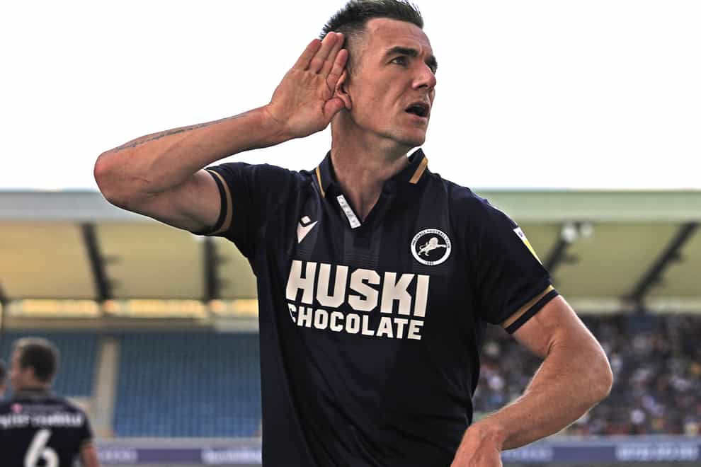 Jed Wallace netted the winner for Millwall (Aaron Chown/PA)
