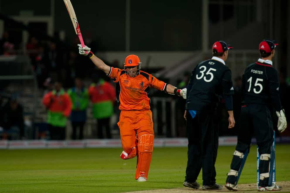 Holland beat England in memorable fashion during the ICC Men’s T20 World Cup 2009 (Gareth Copley/PA)
