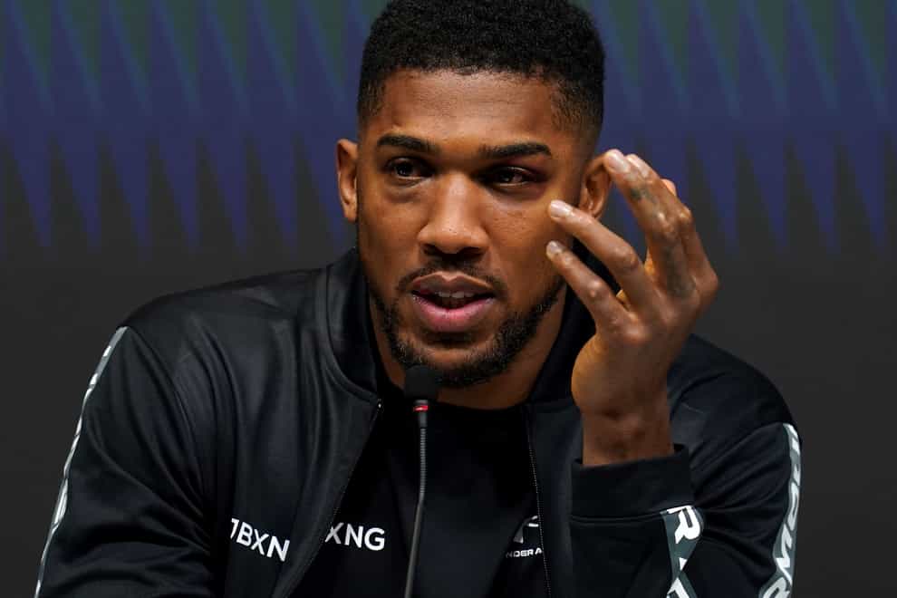 Anthony Joshua says his “spirit is strong” just days after losing his WBA, IBF and WBO heavyweight titles (Nick Potts/PA)