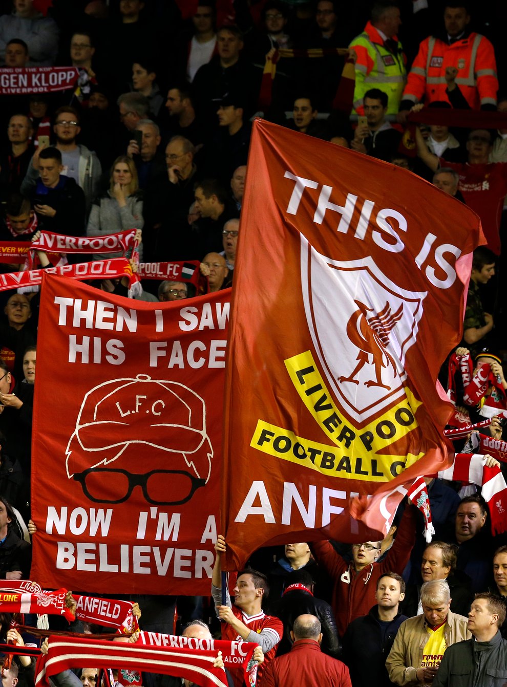 Another 7,000 seats are set to be added as part of the Anfield Road Stand expansion (Peter Byrne/PA)